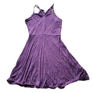 Purple skater dress